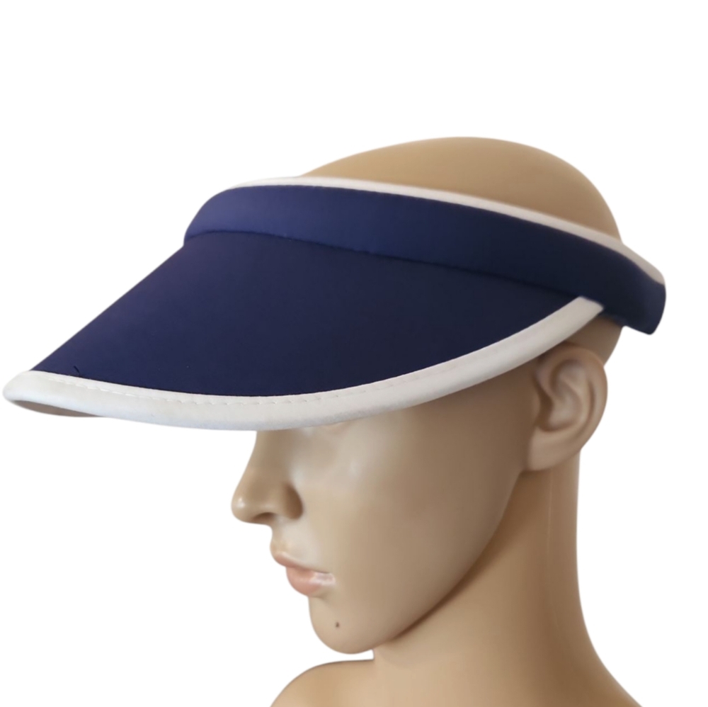 Lady Hagen Navy Blue & White Golf Visor One Size